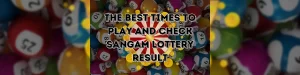 sangam lottery result