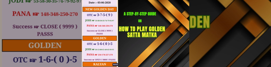 GOLDEN SATTA MATKA​