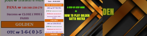 GOLDEN SATTA MATKA​
